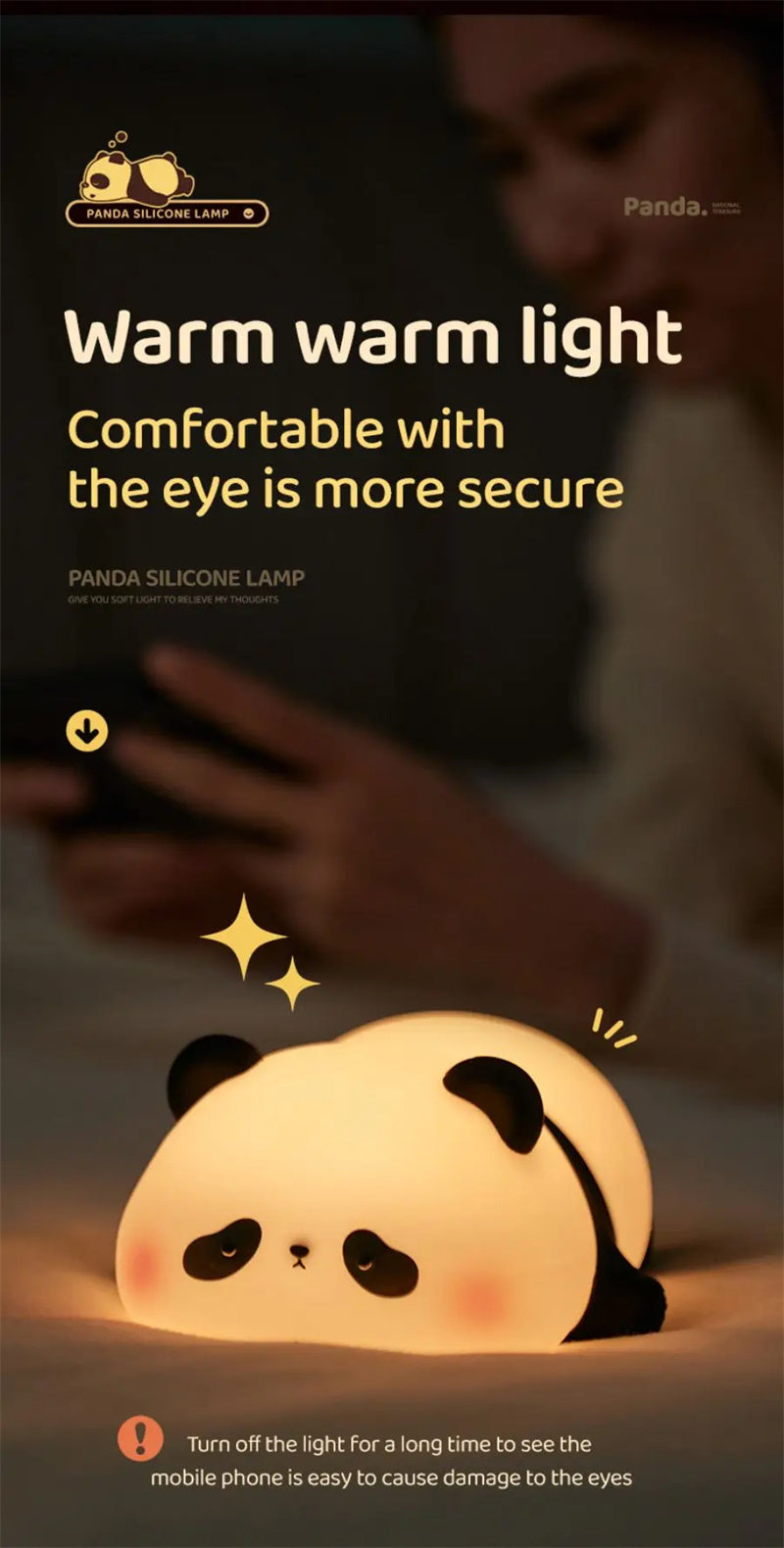 Panda Silicon Lamp