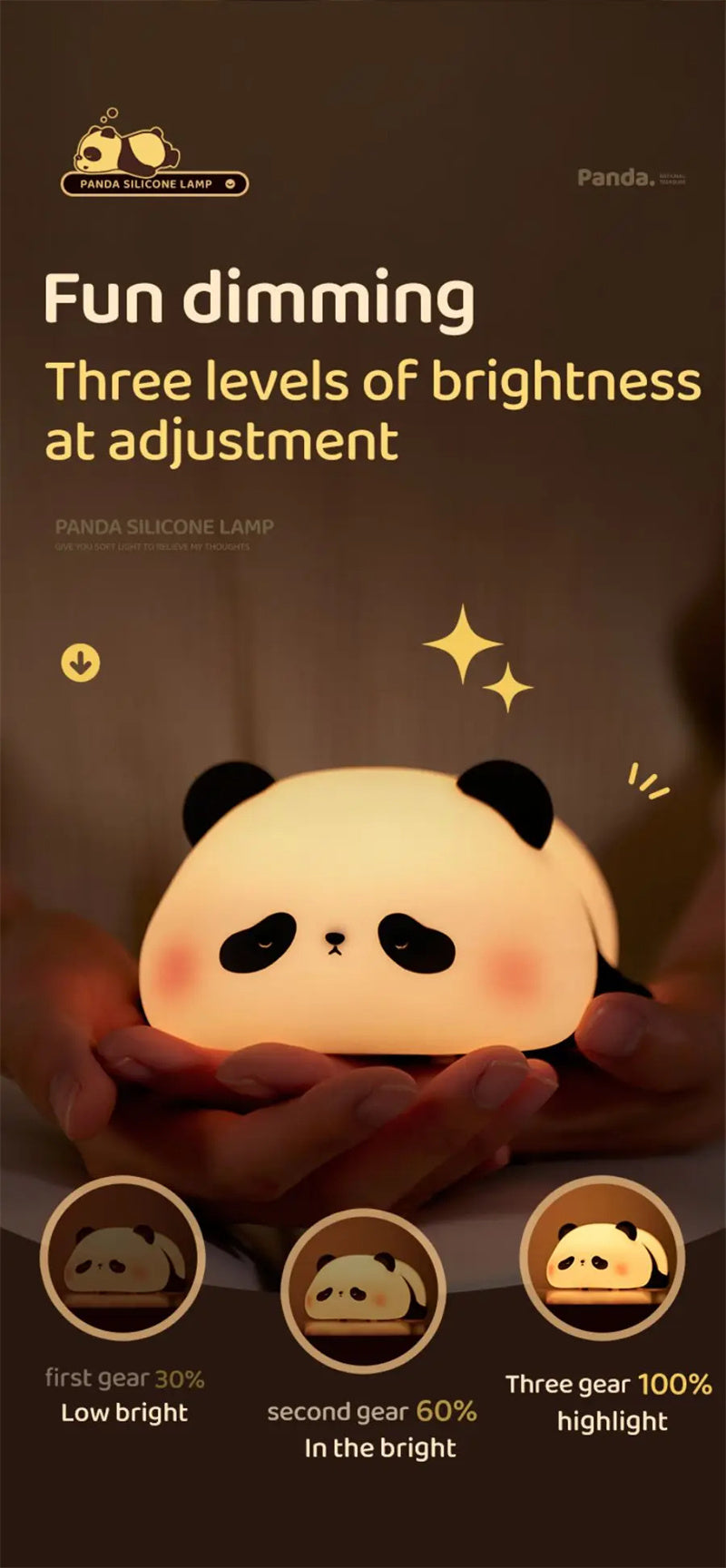 Panda Silicon Lamp